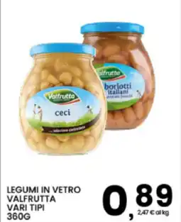 Interspar Legumi in vetro VALFRUTTA offerta