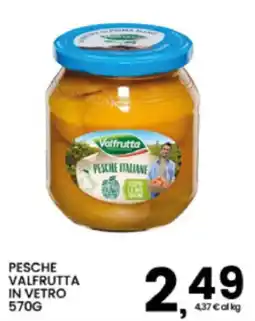 Interspar Pesche valfrutta in vetro offerta