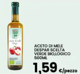 Interspar Aceto di mele despar scelta verde bio,logico offerta