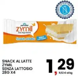 Interspar Snack al latte zymil senza lattosio offerta