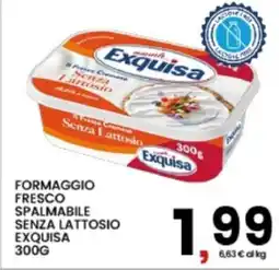 Interspar Formaggio fresco spalmabile senza lattosio EXQUISA offerta
