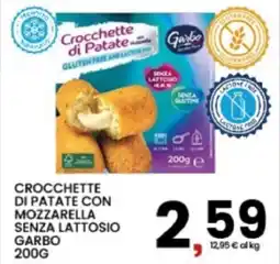 Interspar Crocchette di patate con mozzarella senza lattosio GARBO offerta