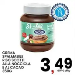 Interspar Crema spalmabile riso scotti alla nocciola e al cacao offerta