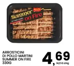 Interspar Arrosticini di pollo martini summer on fire offerta