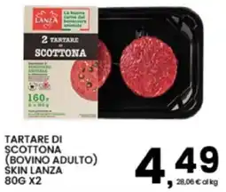 Interspar Tartare di scottona (bovino adulto) skin lanza offerta