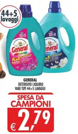 Deco Supermercati General detersivo liquido offerta