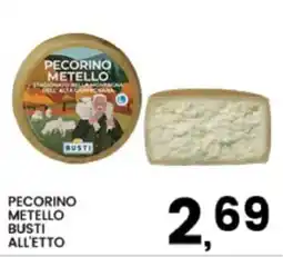 Interspar Pecorino metello busti all'etto offerta