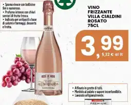 Interspar Vino frizzante villa cialdini rosato offerta