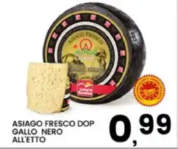 Interspar Asiago fresco dop gallo nero all'etto offerta