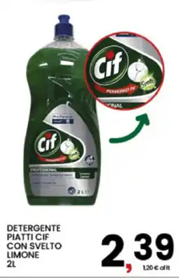 Interspar Detergente piatti cif con svelto limone offerta