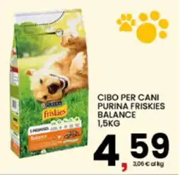 Interspar Cibo per cani purina friskies balance offerta
