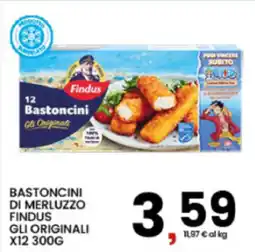 Interspar Bastoncini di merluzzo findus gli originali x12 offerta
