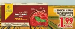 Deco Supermercati Le stagioni d'italia polpa di pomodoro toscano offerta