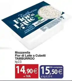 Docks Cash&Carry Mozzarella Fior di Latte a Cubetti TAMBURROO offerta