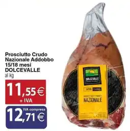 Docks Cash&Carry Prosciutto Crudo Nazionale Addobbo 15/18 mesi DOLCEVALLE offerta