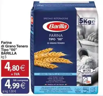 Docks Cash&Carry Farina di Grano Tenero Tipo "00" BARILLA offerta