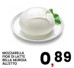 Interspar Mozzarella fior di latte bella murgia all'etto offerta