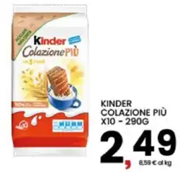 Interspar Kinder colazione più x10 offerta