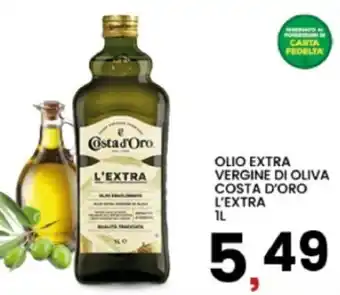 Interspar Olio extra vergine di oliva COSTA D'ORO L'EXTRA offerta
