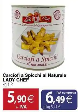 Docks Cash&Carry Carciofi a Spicchi al Naturale LADY CHEF offerta