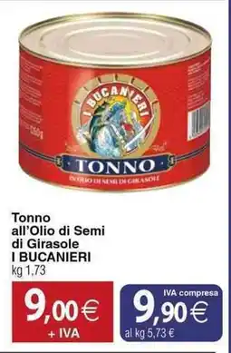 Docks Cash&Carry Tonno all'Olio di Semi di Girasole I BUCANIERI offerta