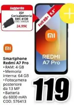 MediaWorld Smartphone Redmi A7 Pro offerta