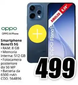 MediaWorld oppo Smartphone Reno 15 5G offerta