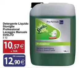 Docks Cash&Carry Detergente Liquido Stoviglie Professional Lavaggio Manuale SVELTO offerta