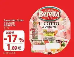Docks Cash&Carry Prosciutto Cotto a Cubetti BERETTA offerta