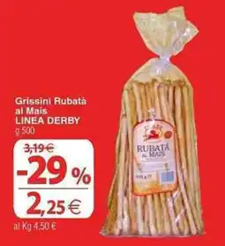 Docks Cash&Carry Grissini Rubata al Mais LINEA DERBY offerta