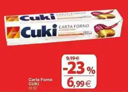 Docks Cash&Carry Carta Forno CUKI offerta