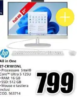 MediaWorld hp All in One 27-CR1013NL offerta