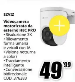 MediaWorld EZVIZ Videocamera motorizzata da esterno H8C PRO offerta