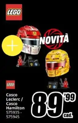 MediaWorld Casco Leclerc / Casco Hamilton offerta