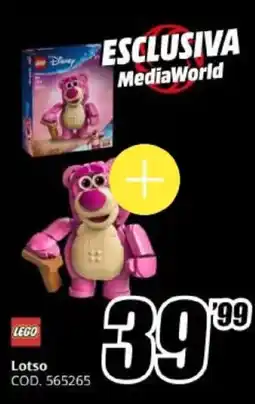 MediaWorld LEGo Lotso offerta