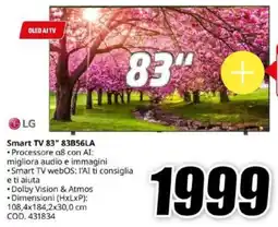 MediaWorld LG Smart TV 83" 83B56LA offerta
