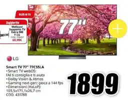 MediaWorld LG Smart TV 77" 77C55LA offerta