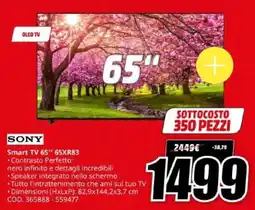 MediaWorld SONY Smart TV 65" 65XR83 offerta