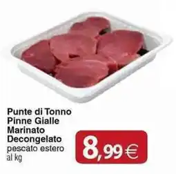 Docks Cash&Carry Punte di Tonno Pinne Gialle Marinato Decongelato offerta