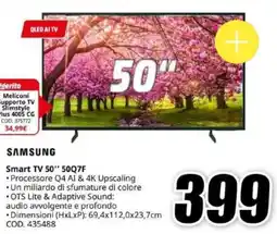 MediaWorld SAMSUNG Smart TV 50" 50Q7F offerta