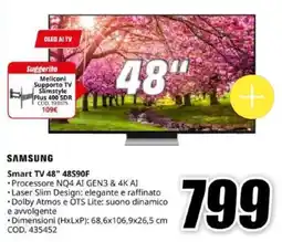 MediaWorld SAMSUNG Smart TV 48" 48590F offerta