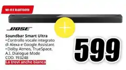 MediaWorld BOSE Soundbar Smart Ultra offerta