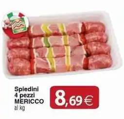 Docks Cash&Carry Spiedini 4 pezzi MERICCO offerta