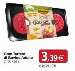 Docks Cash&Carry Gran Tartare di Bovino Adulto offerta