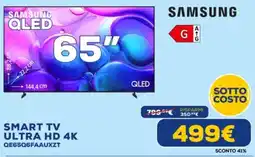 Euronics SAMSUNG SMART TV ULTRA HD 4K QE65Q6FAAUXZT offerta