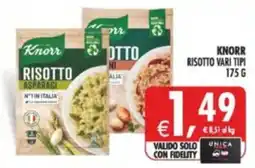 Deco Supermercati Knorr risotto offerta