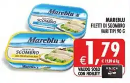 Deco Supermercati Mareblu filetti di sgombro offerta