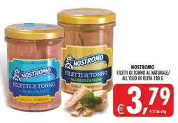 Deco Supermercati Nostromo filetti di tonno al naturale/ all'olio di oliva offerta