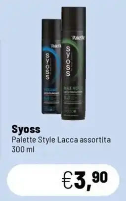 Caddy's Syoss Palette Style Lacca offerta
