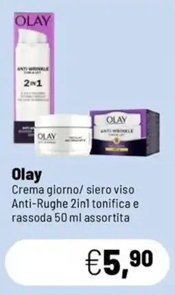 Caddy's Olay Crema giorno/ siero viso Anti-Rughe 2in1 tonifica e rassoda offerta